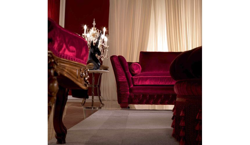SOFA, COUCH & LOVESEAT Breathtaking Royal Ruby Living Room Furniture Set