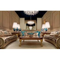 SOFA, COUCH & LOVESEAT Gorgeous Ocean Floor's Treasures Living Room Furniture Set 2