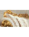 SOFA, COUCH & LOVESEAT High End Golden and Ruffled Angelic Living Room Furniture Set