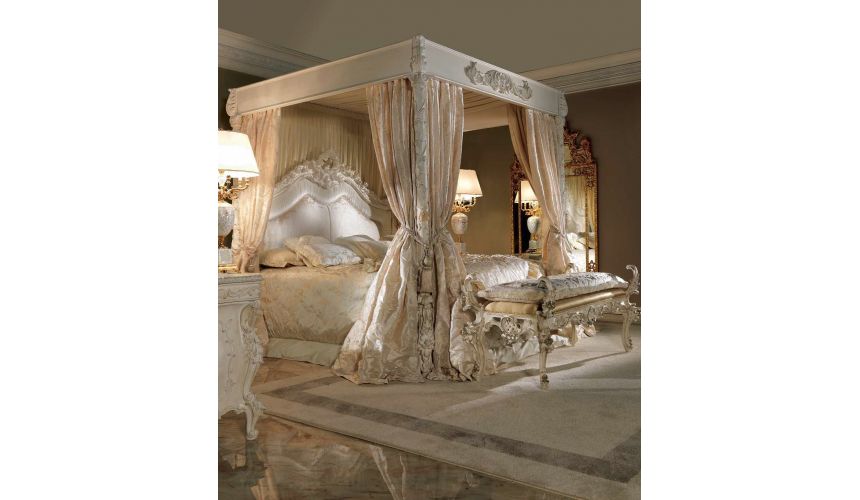 Queen and King Sized Beds Gorgeous Artemis Moonlight Ivory Bedroom Furniture Set