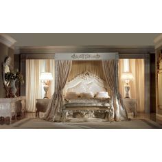 Queen and King Sized Beds Gorgeous Artemis Moonlight Ivory Bedroom Furniture Set 2