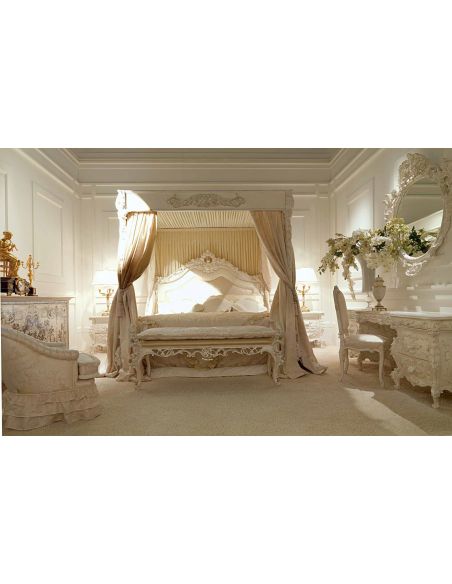 Queen and King Sized Beds Gorgeous Artemis Moonlight Ivory Bedroom Furniture Set