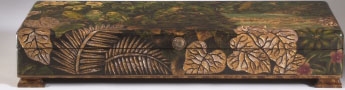 Decorative Accessories Leaf Patterned Brazilian Box