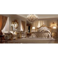 Queen and King Sized Beds Stunning Bronze Star Light Bedroom Furniture Set 2