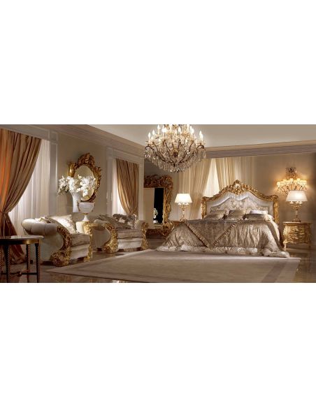 Queen and King Sized Beds Stunning Bronze Star Light Bedroom Furniture Set