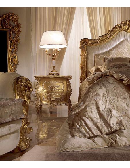 Queen and King Sized Beds Stunning Bronze Star Light Bedroom Furniture Set