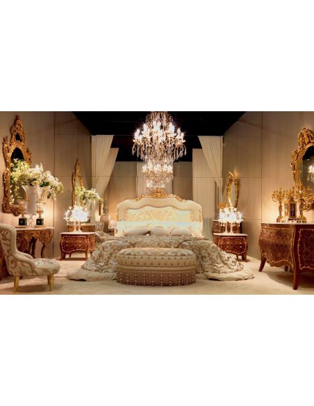 Queen and King Sized Beds Stunning Amber Swirl Bedroom Furniture Set