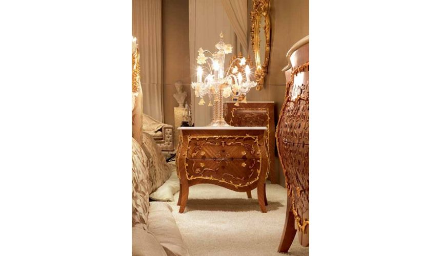 Queen and King Sized Beds Stunning Amber Swirl Bedroom Furniture Set