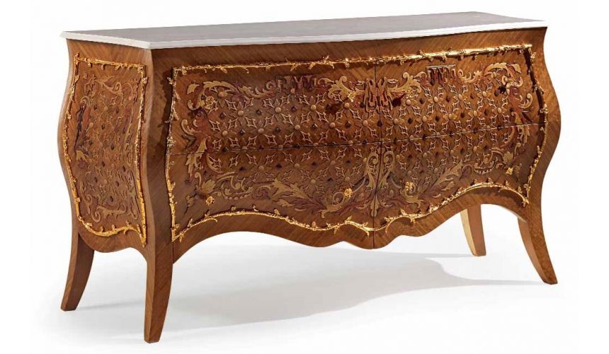 Queen and King Sized Beds Stunning Amber Swirl Bedroom Furniture Set