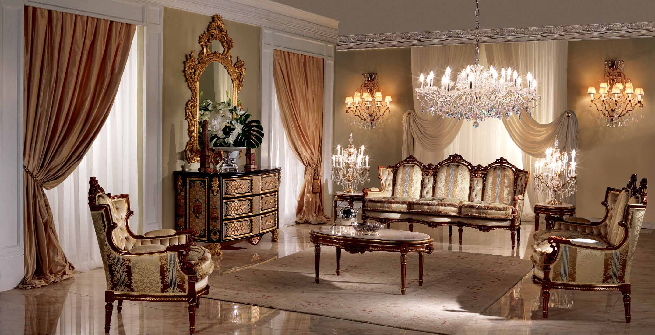 champagne gold living room furniture