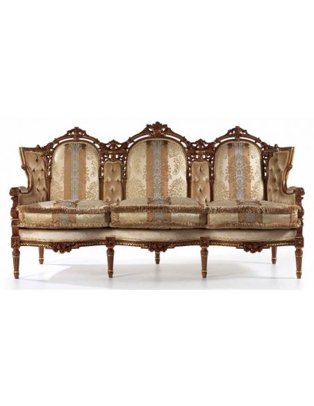 Luxurious Golden Box of Chocolate Living Room Furniture Set