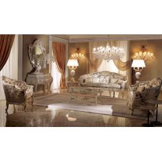 SOFA, COUCH & LOVESEAT High End Moonlight Lotus Living Room Furniture Set 2