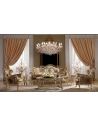 SOFA, COUCH & LOVESEAT Luxurious Sparkling Champagne and Flowers Furniture Set