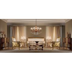 CHAIRS, Leather, Upholstered, Accent Luxurious Eye of Horus Living Room Furniture Set 2