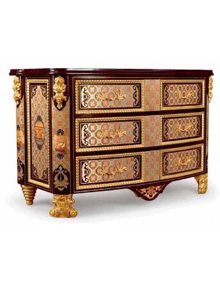 Beautiful Story of Life Copper and Brass Dresser