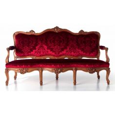 SOFA, COUCH & LOVESEAT High End Roses and Chocolate Sofa