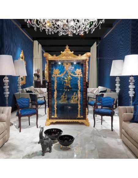 SOFA, COUCH & LOVESEAT High End Ultramarine Living Room Furniture Set