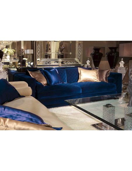 SOFA, COUCH & LOVESEAT High End Ultramarine Living Room Furniture Set