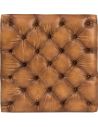Luxury Leather & Upholstered Furniture Comfy Square Shaped Stool