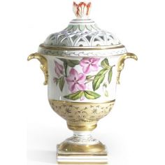 Decorative Accessories Devlin Pierced Urn in Floral Design