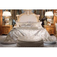 Queen and King Sized Beds Elegant Forest Silver Snow Bedroom Furniture Set