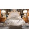 Queen and King Sized Beds Elegant Forest Silver Snow Bedroom Furniture Set