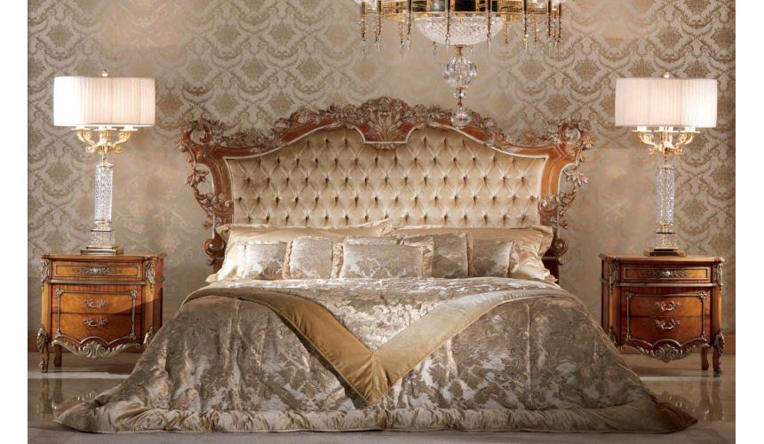 Queen and King Sized Beds Luxurious and Rustic Bronzed Fawn Bedroom Furniture Set
