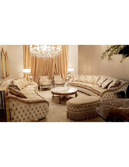 SOFA, COUCH & LOVESEAT High End and Elegant Plush Living Room Furniture Set