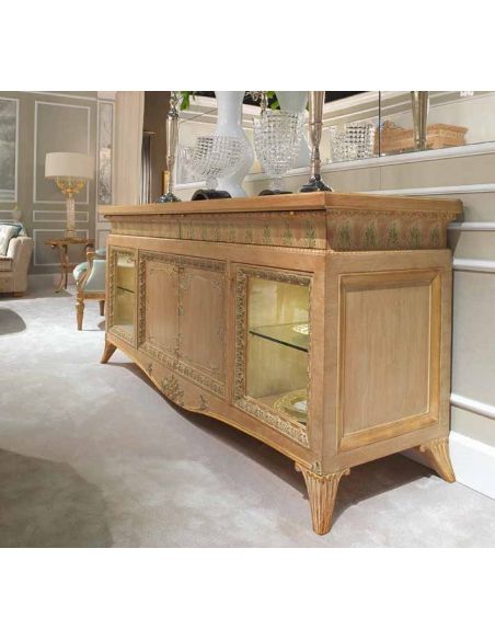 DINING ROOM FURNITURE Elegant Sea Foam and Drift Wood Dining Furniture Set