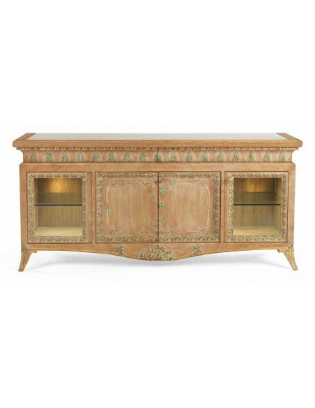 DINING ROOM FURNITURE Elegant Sea Foam and Drift Wood Dining Furniture Set