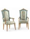 DINING ROOM FURNITURE Elegant Sea Foam and Drift Wood Dining Furniture Set