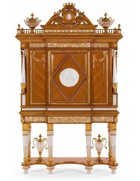 Luxurious King's Chamber Cabinet complete with golden accents