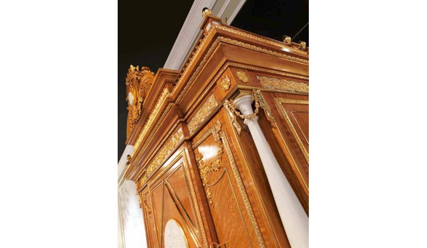 Luxurious King's Chamber Cabinet complete with golden accents