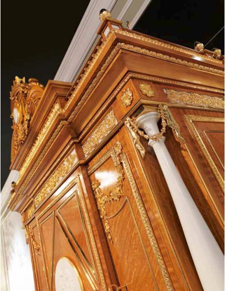 Luxurious King's Chamber Cabinet complete with golden accents