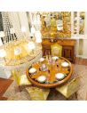 DINING ROOM FURNITURE Luxurious Ginger and Lime Dining Room Furniture Set