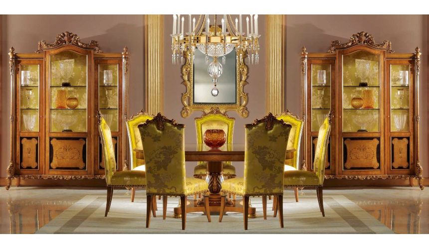 DINING ROOM FURNITURE Luxurious Ginger and Lime Dining Room Furniture Set