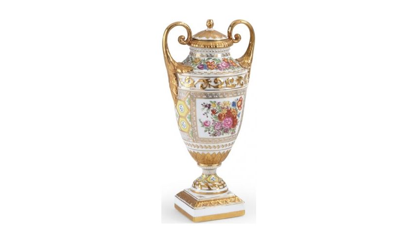 Decorative Accessories Coeburn Urn with Gilded Arms
