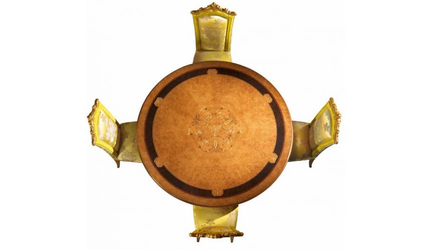 DINING ROOM FURNITURE Luxurious Ginger and Lime Dining Room Furniture Set