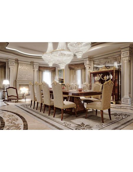 Luxurious White Gold of Winter Furniture Set