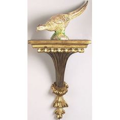 Decorative Accessories Gold n Green Birdie Chickwick Bracket