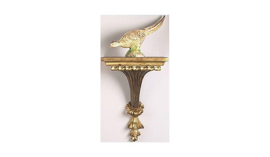 Decorative Accessories Gold n Green Birdie Chickwick Bracket
