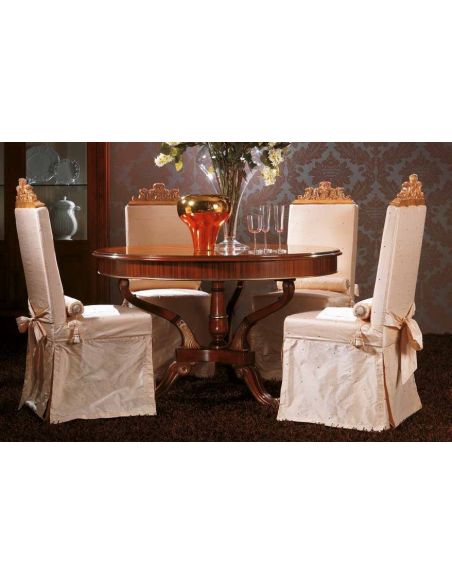 Stunning Pure White Dove Table Furniture Set