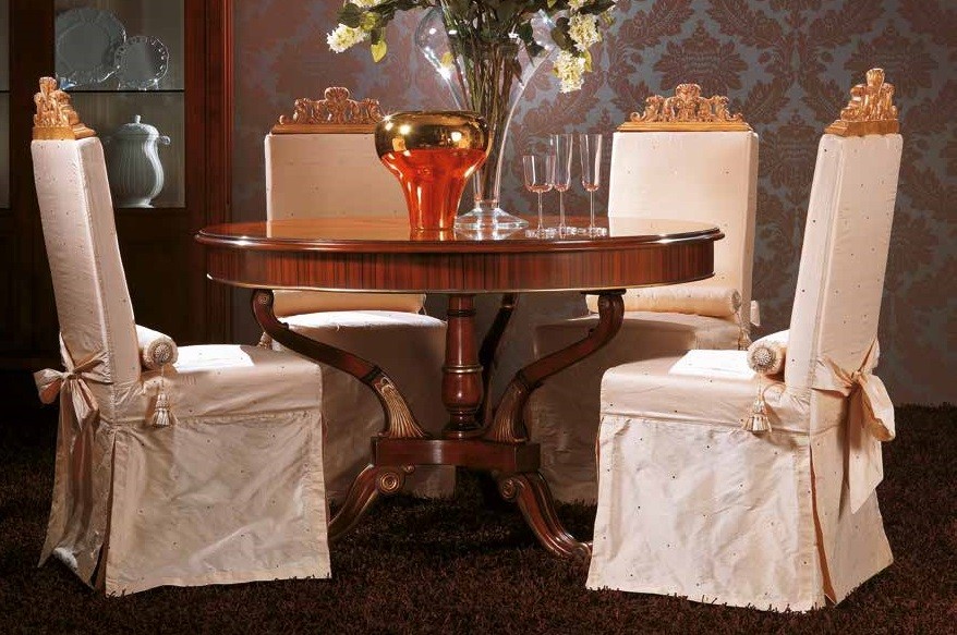 DINING ROOM FURNITURE Stunning Pure White Dove Table Furniture Set