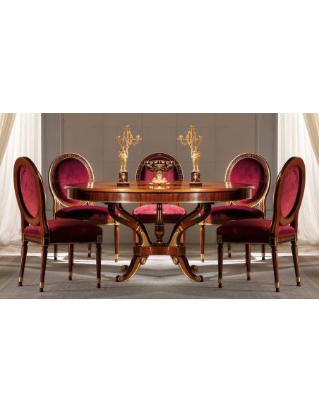Elegant Scarlet Fever Dining Chair