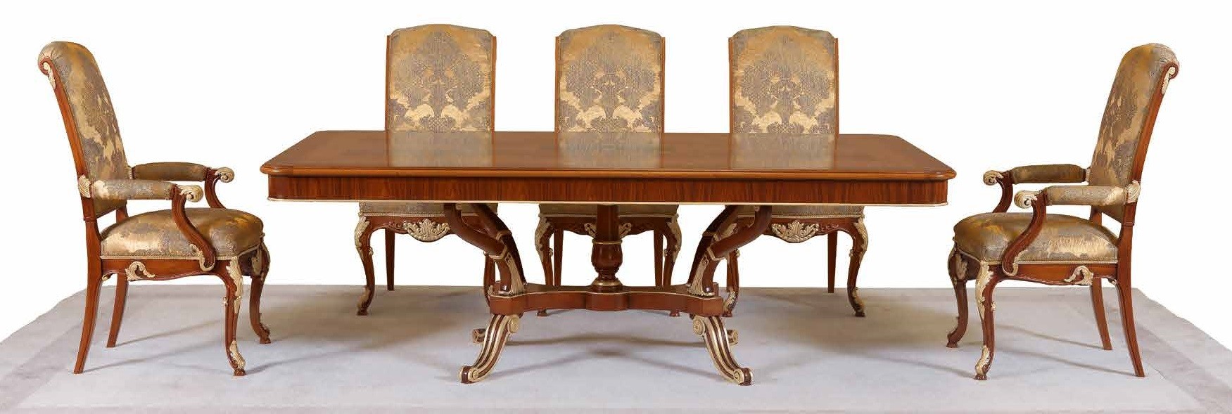 DINING ROOM FURNITURE Stunning Golden like the Sun Dining Table Furniture Set