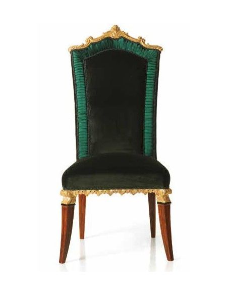 CHAIRS, Leather, Upholstered, Accent Luxurious Thrones of Earth's Jewels Accent Chairs