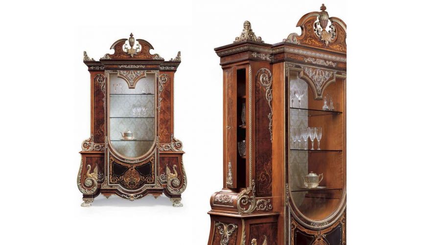Breakfronts & China Cabinets Luxury furniture. Exquisite empire style dining display or china closet