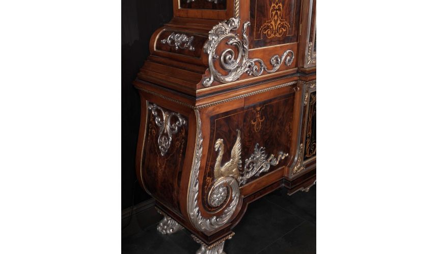 Breakfronts & China Cabinets Luxury furniture. Exquisite empire style dining display or china closet