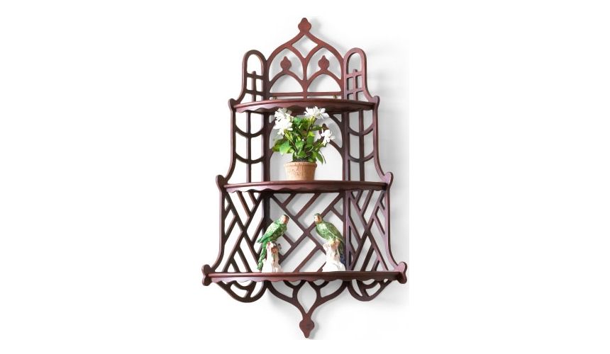 Decorative Accessories Windsor Wood Finished Wall Shelf