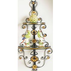 Decorative Accessories Mittman Metal Framed Wall Shelf